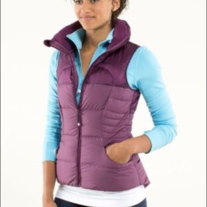 Lululemon Fluffin’ Awesome Vest Plum Burgundy